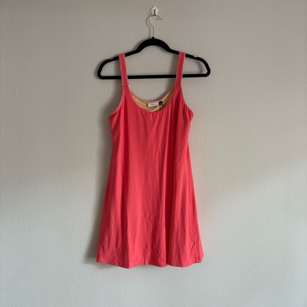 Cabana life coral athletic dress NWT